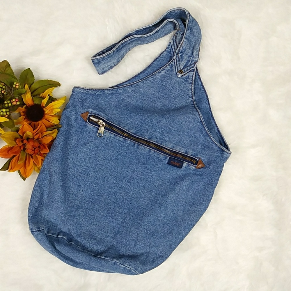 Shane Denim Tote Handbag vintage 80's Purse